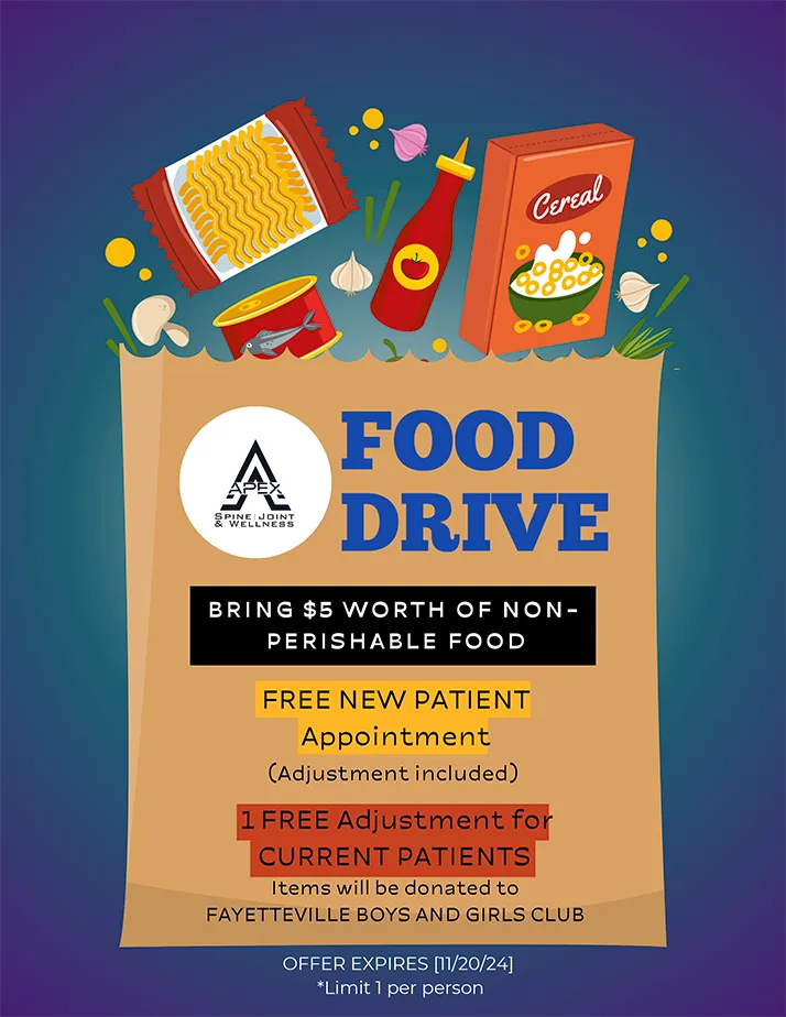 Chiropractic Fayetteville AR Food Drive